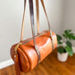 Bren Barrel in Toffee Vegetable Tanned Leather