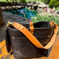 Bennett “shorty” Bucket in Horween Black Pebbled Leather