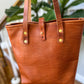 Tall Tote in Horween Montana Cognac