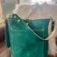 Bennett Bucket in Teal Full Grain Leather