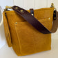 Bennett Bucket in Goldenrod Full Grain Bison