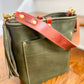 Bennett Bucket in Italian Olive Vachetta Leather