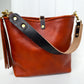 Hobo Bucket in Dark Ginger Vachetta