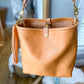 Hobo Bucket in Natural Vachetta