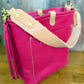 Bennett Bucket in Fuscia Vachetta (non-milled)
