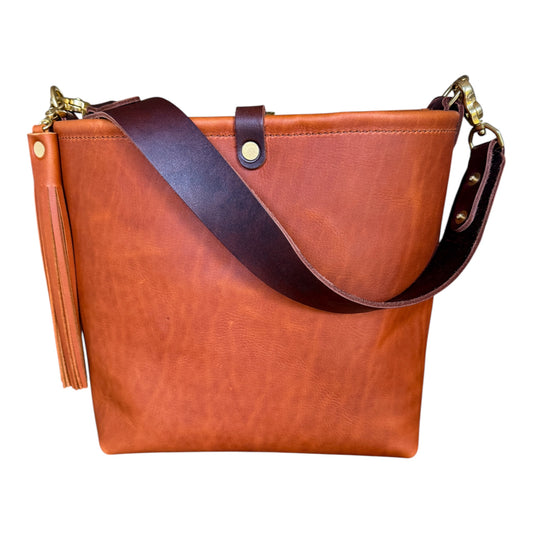 Bennett Bucket in Tawny Full Grain Leather