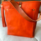 Bennett Bucket in Mandarin Vachetta