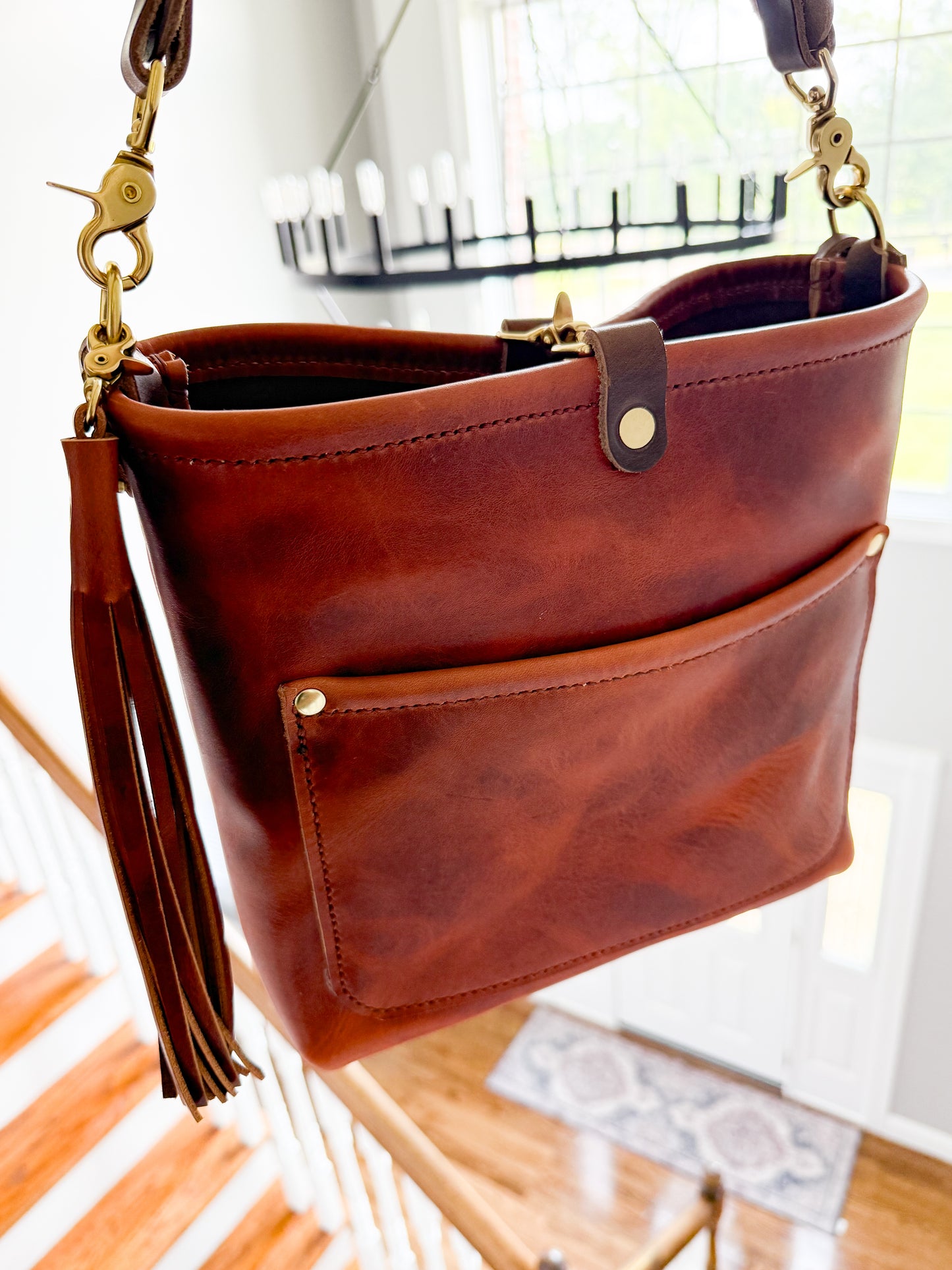 Bennett “shorty” Bucket in Horween English Tan