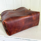 Hobo Bucket in Horween Brown Nut Dublin w/Candy Strap