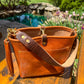 Bennett “shorty” Bucket in Toffee Veg Tan Leather