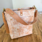 Bennett Bucket in Vintage Natural Vachetta