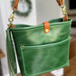 Bennett “shorty” Bucket in Shamrock Green Full Grain Leather