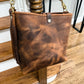 Hobo Bucket in Old Soul Full Grain Leather