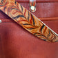 Bennett Bucket in Brick Bison Full Grain Leather w/Candy Strap