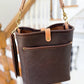 Bennett Bucket in Espresso Kodiak Full Grain Leather