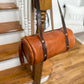 Bren Barrel in Toffee Vegetable Tanned Leather