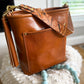 Bennett Bucket in Miel Cuoio Italian Leather w/Candy Strap