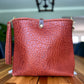 Hobo Bucket in Chestnut Full Grain Bison Leather