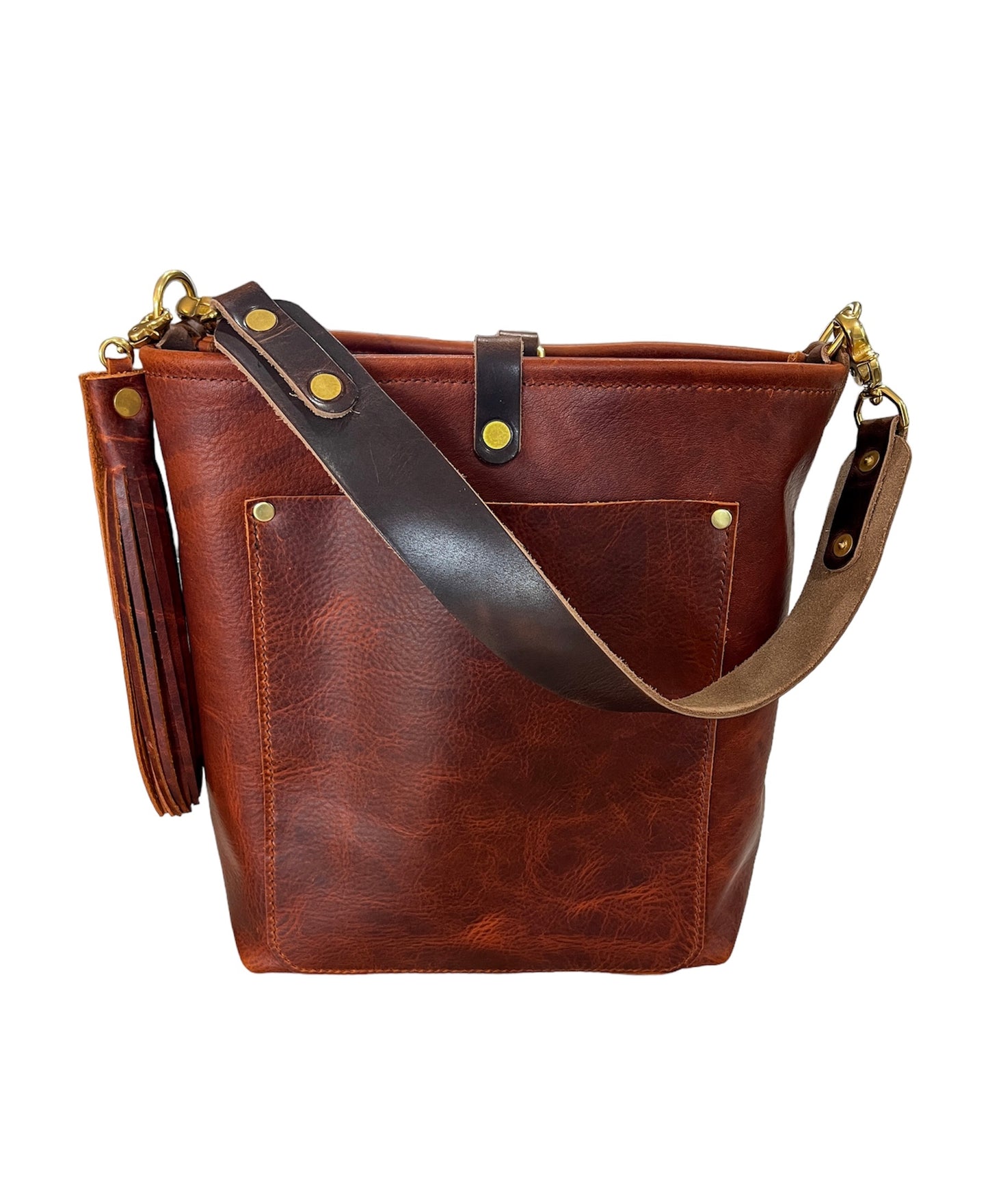 Bennett Bucket in Rushmore Full Grain Leather