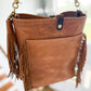 Western Bennett Bucket in Horween Natural Derby w/fringe