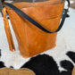 Bennett Bucket in Italian Honey Saffron Vegetable Tanned Leather