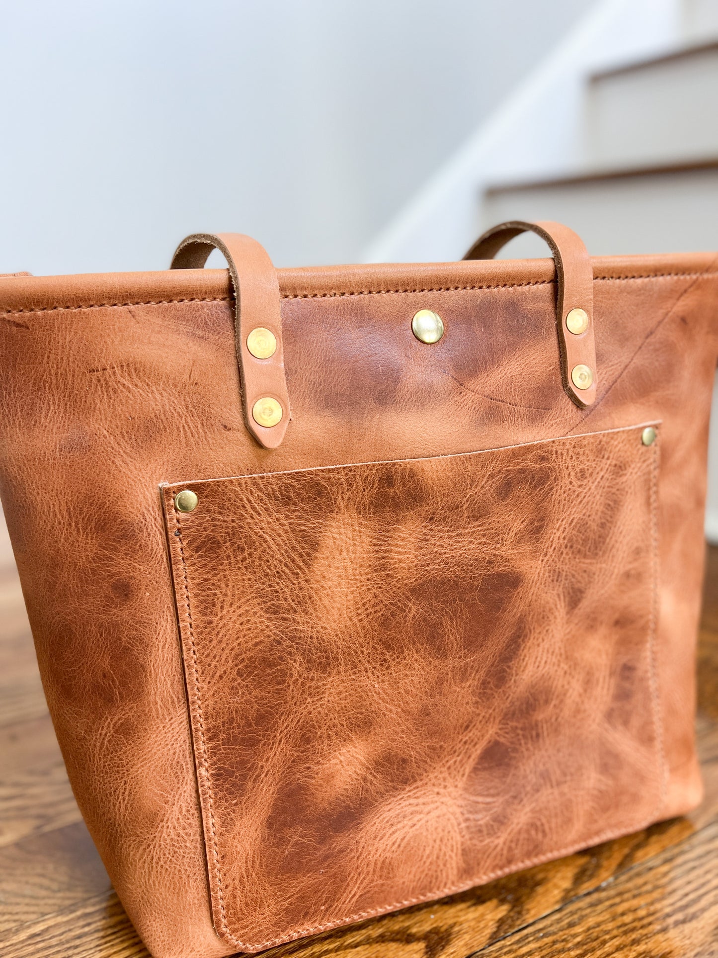 Classic Tote in Horween Natural Derby