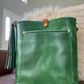 Bennett Bucket in Shamrock Green Full Grain Leather