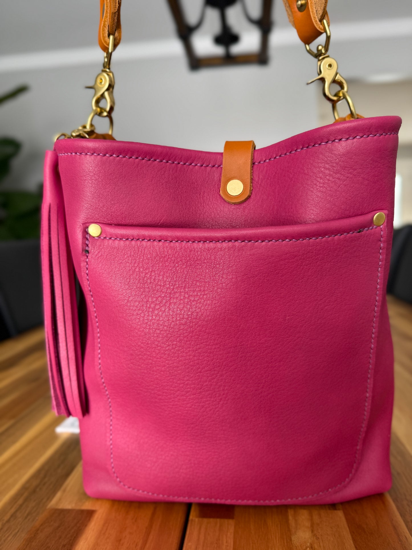 Bennett Bucket in Horween Dearborn Lilla