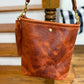 Braxton Bucket in Horween Natural Derby