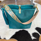 Hobo Bucket in Blue Moon Bison w/Candy Strap