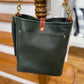 Bennett Bucket in Evergreen Vachetta