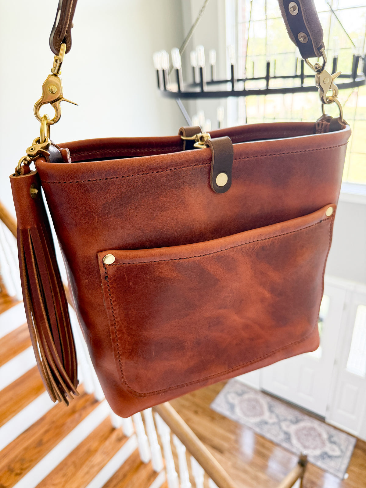 Bennett “shorty” Bucket in Horween English Tan
