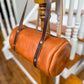 Bren Barrel in Toffee Vegetable Tanned Leather