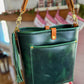 Bennett Bucket in Emerald Horween Puttman Leather