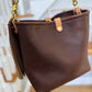 Hobo Bucket Horween Chocolate Full Grain Leather