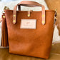 Bennett Petite Bucket in Hermann Oak Heritage 1881 Veg Tan Leather