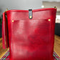 Bennett Bucket in Red Persian Horween Cypress Leather
