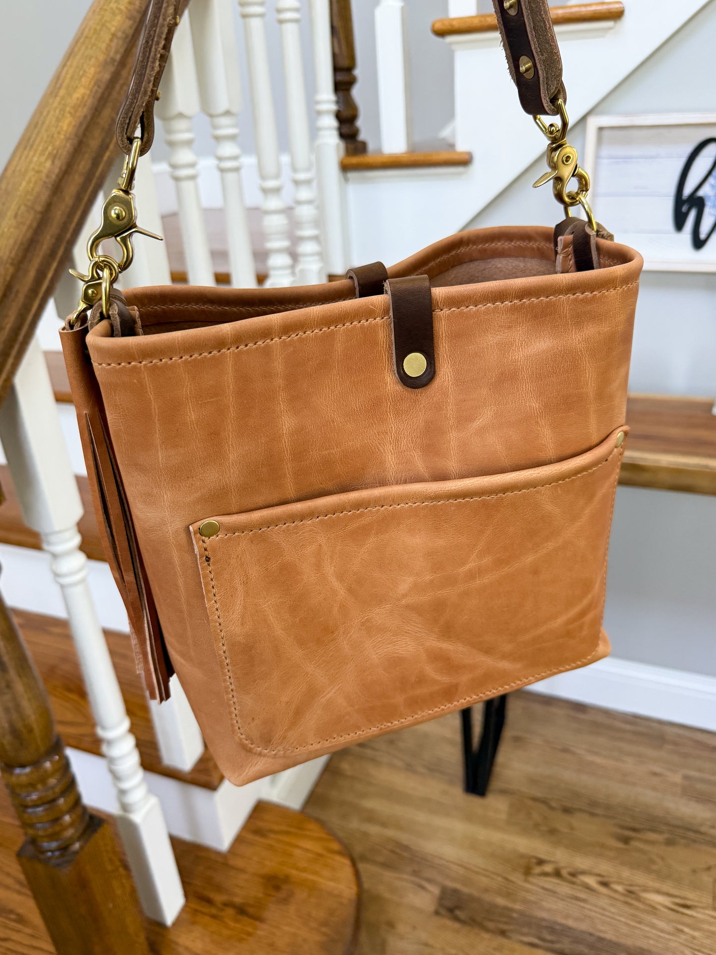 Bennett “shorty” Bucket in Natural Derby Horween
