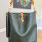 Hobo Bucket in Evergreen Vachetta