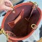 Hobo Bucket in Chestnut Full Grain Bison Leather