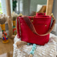 Bennett “shorty” Bucket in Ruby Vachetta