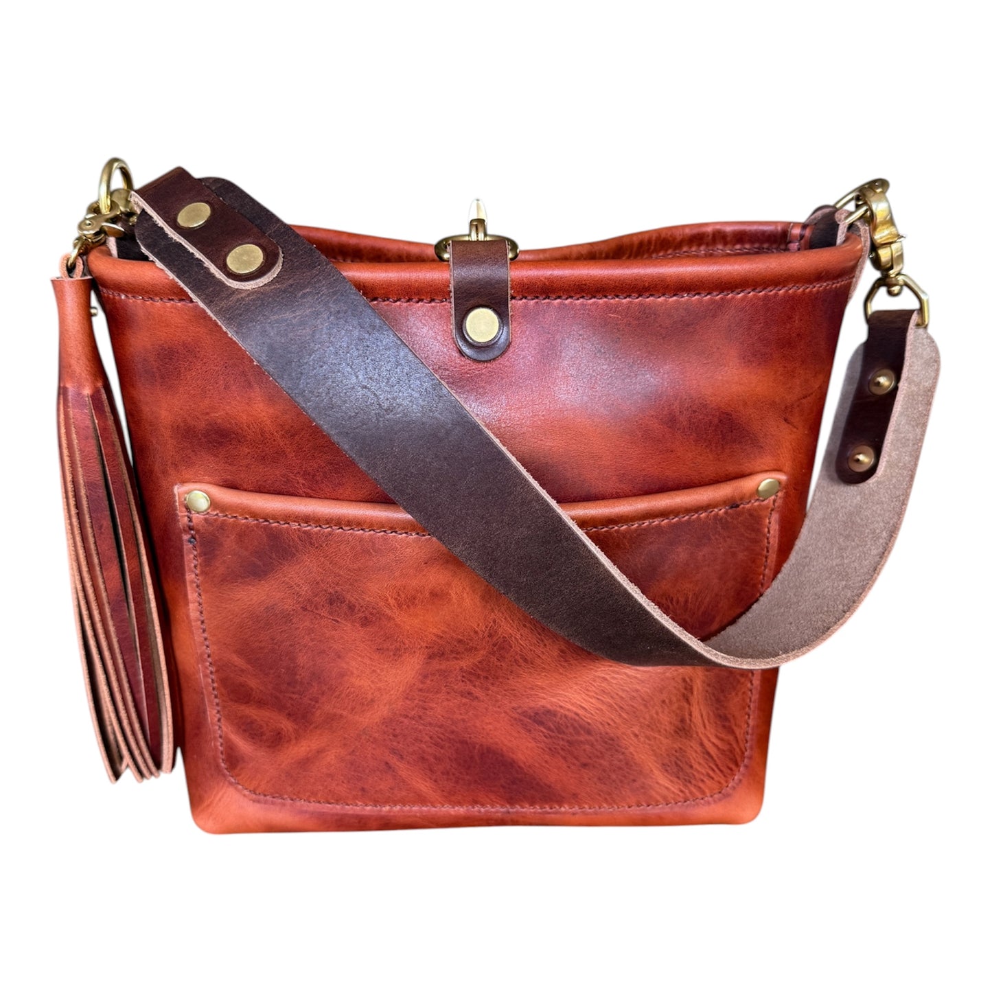 Bennett “shorty” Bucket in Horween English Tan