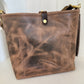 Bennett “shorty” Bucket in Horween Krypto Vetiver Leather