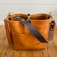 Bennett “shorty” Bucket in Italian Biscotti Vegetable Tanned Leather