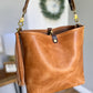 Hobo Bucket in Light Natural Horween Derby