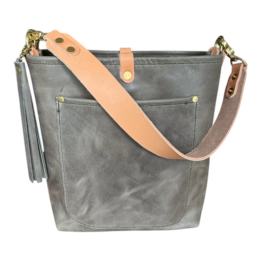 Bennett Bucket in Seagrass Derby Horween