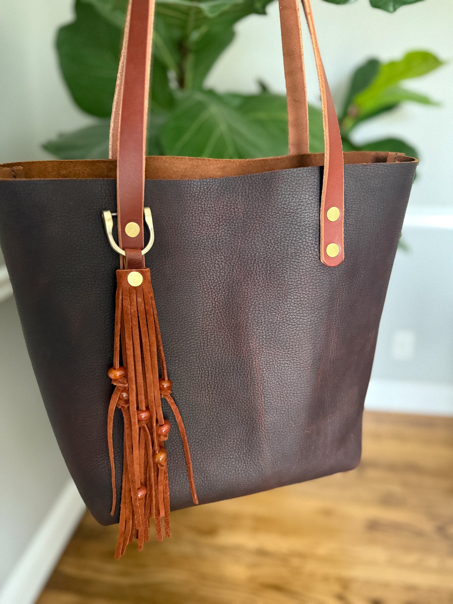 Classic Tote in Espresso Kodiak Full Grain Leather