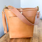 Bennett Bucket in Natural Vachetta (non-milled)