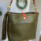 Bennett “shorty” Bucket in Olive Vachetta Full Grain Leather