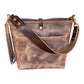 Bennett “shorty” Bucket in Horween Krypto Vetiver Leather